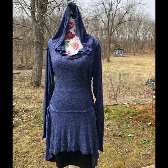 Rose Gal Tops - 🆕Hi-Lo Long Hoodie, Size XXL